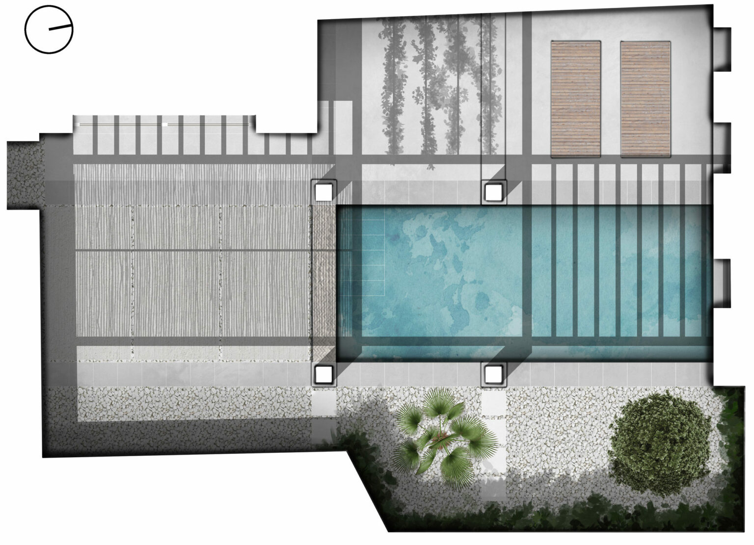 Aménagement d'un patio