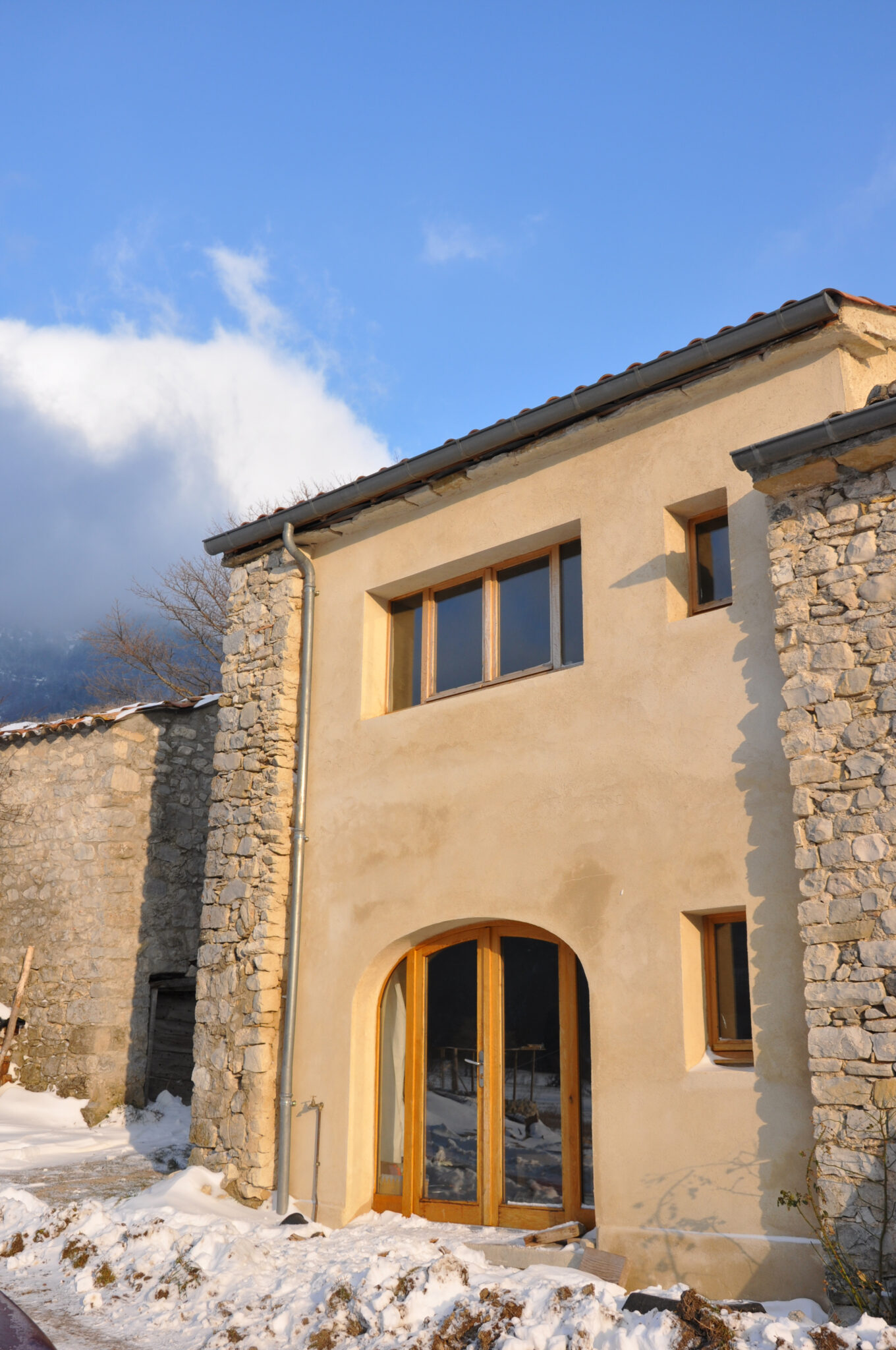 Réhabilitation d'une bergerie en gîte
