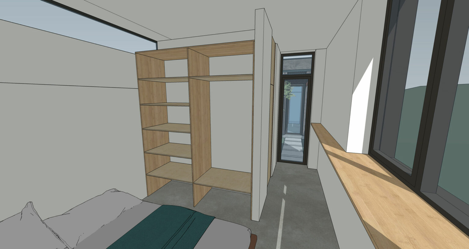 Construction d'une maison dans une pente