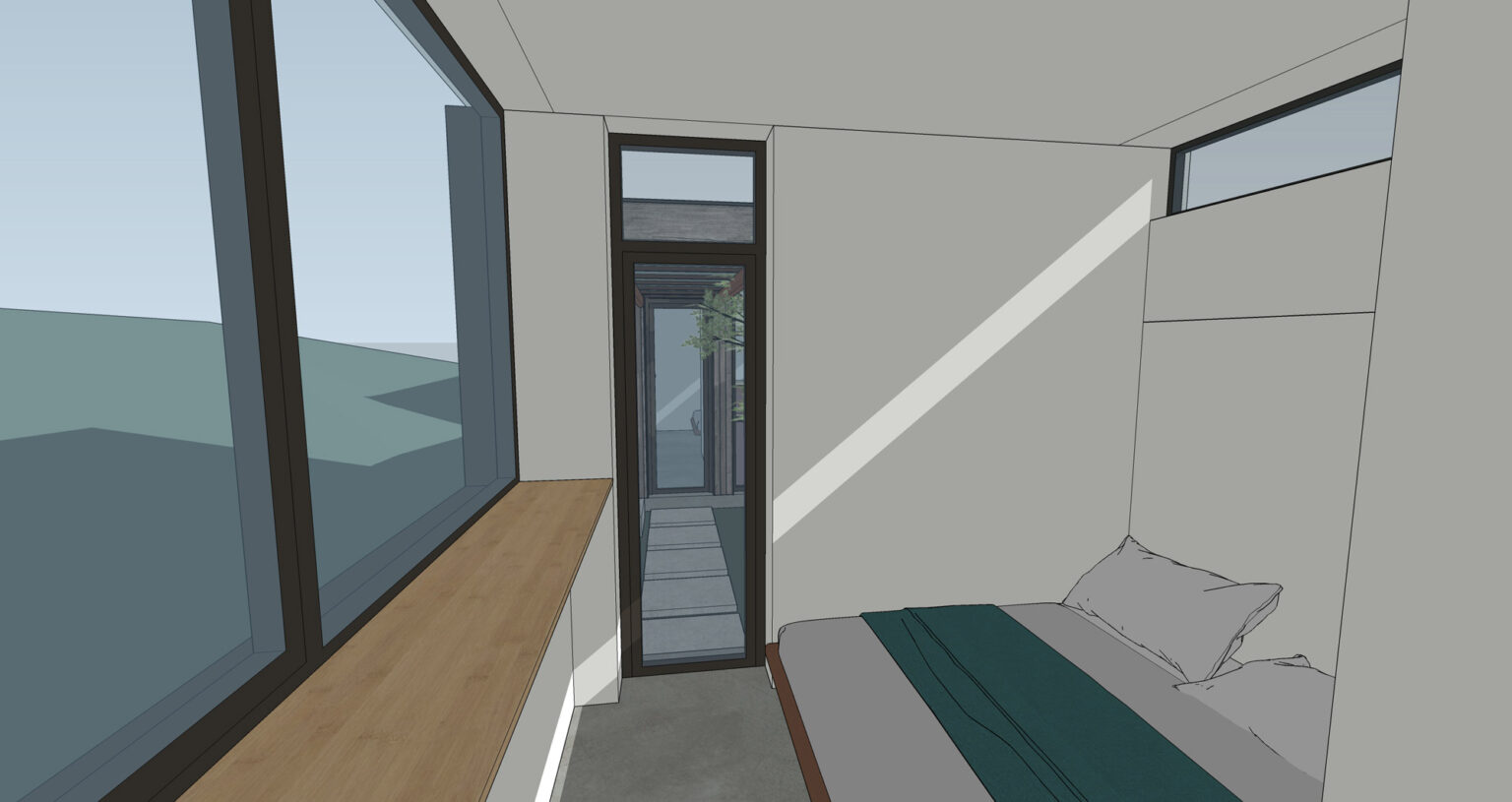 Construction d'une maison dans une pente