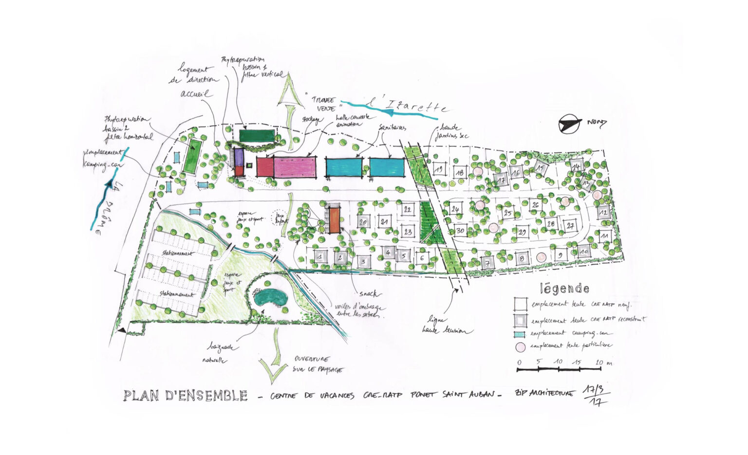 Aménagement d'un camping