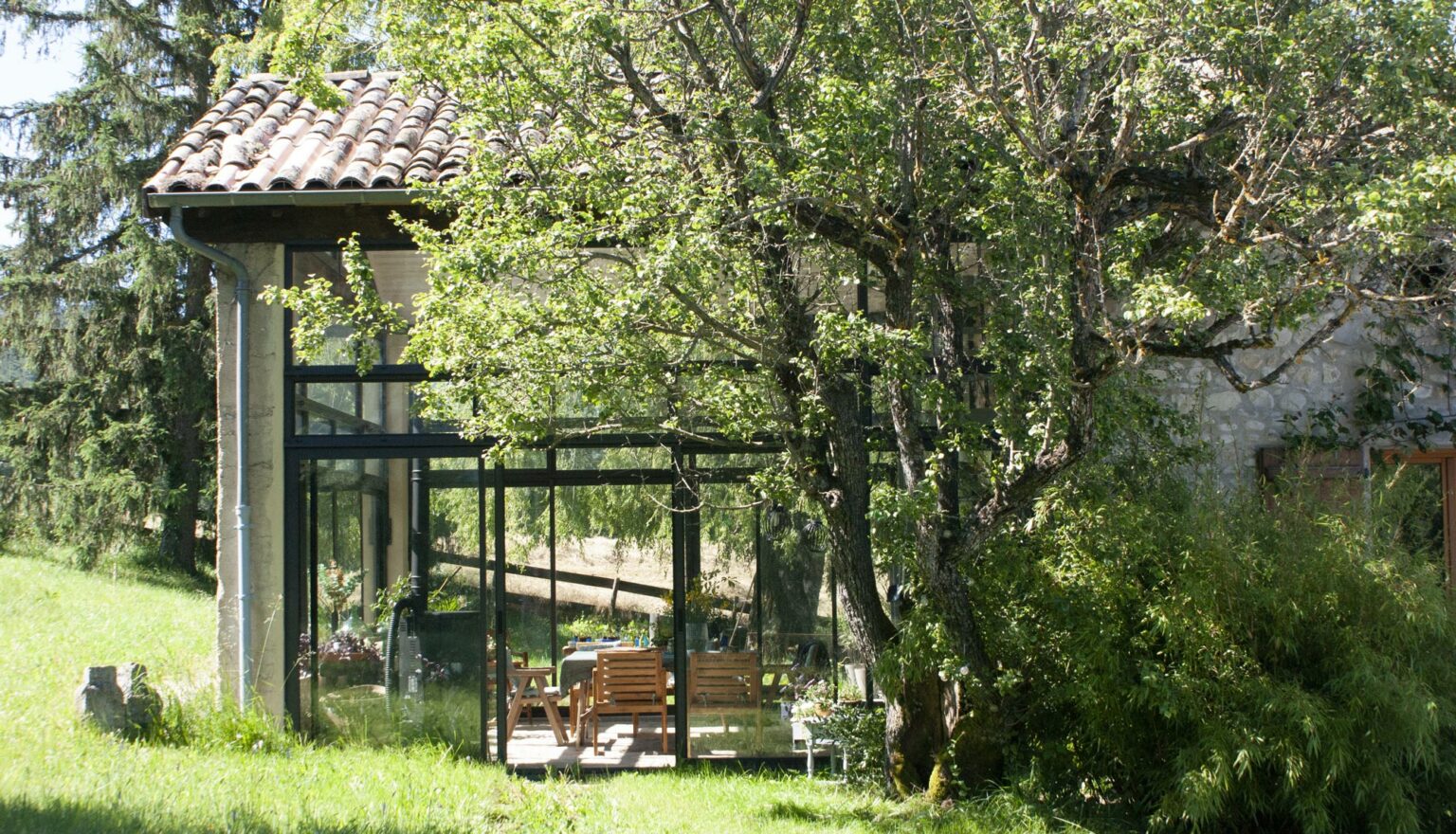 Création d'un jardin d'hiver
